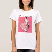 Love Art DecoValentine's Day Giftについてだ Tシャツ (正面)