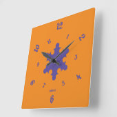 LOVE ART KLOCK CIRCLE PUZZLE BY MASANSER スクエア壁時計 (傾斜)