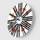 LOVE ART KLOCK CLASSIC OVERLAPPING NUMBERS BY MASA ラージ壁時計 (傾斜)
