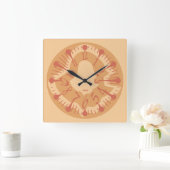 LOVE ART KLOCK DEFORMED DAKILIANO BY MASANSER スクエア壁時計 (ホーム)