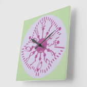 LOVE ART KLOCK DEFORMED DAKILIANO BY MASANSER スクエア壁時計 (傾斜)