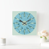 LOVE ART KLOCK DEFORMED DAKILIANO BY MASANSER スクエア壁時計 (ホーム)