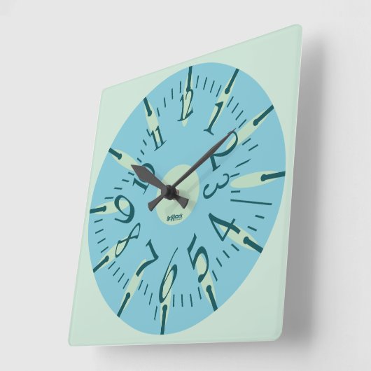 LOVE ART KLOCK DEFORMED DAKILIANO BY MASANSER スクエア壁時計 (傾斜)