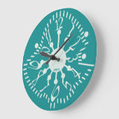 LOVE ART KLOCK DEFORMED DAKILIANO BY MASANSER ラージ壁時計 (傾斜)