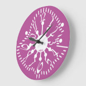 LOVE ART KLOCK DEFORMED DAKILIANO BY MASANSER ラージ壁時計 (傾斜)