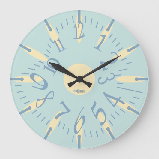 LOVE ART KLOCK DEFORMED DAKILIANO BY MASANSER ラージ壁時計 (正面)