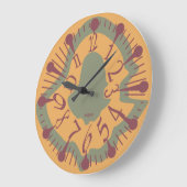 LOVE ART KLOCK DEFORMED DAKILIANO BY MASANSER ラージ壁時計 (傾斜)