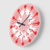 LOVE ART KLOCK DEFORMED DAKILIANO BY MASANSER ラージ壁時計 (傾斜)