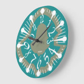 LOVE ART KLOCK DEFORMED DAKILIANO BY MASANSER ラージ壁時計 (傾斜)