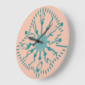 LOVE ART KLOCK DEFORMED DAKILIANO BY MASANSER ラージ壁時計 (傾斜)