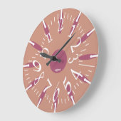 LOVE ART KLOCK DEFORMED DAKILIANO BY MASANSER ラージ壁時計 (傾斜)