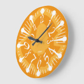 LOVE ART KLOCK DEFORMED DAKILIANO BY MASANSER ラージ壁時計 (傾斜)