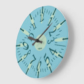 LOVE ART KLOCK DEFORMED DAKILIANO BY MASANSER ラージ壁時計 (傾斜)