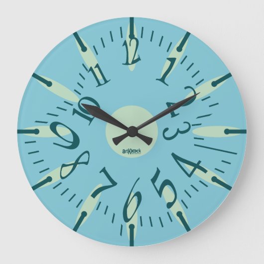 LOVE ART KLOCK DEFORMED DAKILIANO BY MASANSER ラージ壁時計 (正面)