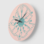 LOVE ART KLOCK DEFORMED DAKILIANO BY MASANSER ラージ壁時計 (傾斜)