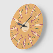 LOVE ART KLOCK DEFORMED DAKILIANO BY MASANSER ラージ壁時計 (傾斜)