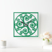 LOVE ART KLOCK MULTI CELTIC SIMBOLS BY MASANSER スクエア壁時計 (ホーム)