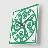 LOVE ART KLOCK MULTI CELTIC SIMBOLS BY MASANSER スクエア壁時計 (傾斜)