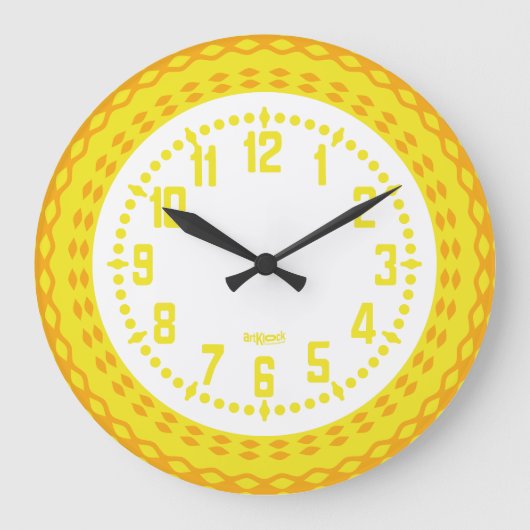 LOVE ART KLOCK OLIVENZA EXT BY MASANSER ラージ壁時計 (正面)