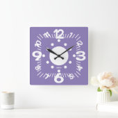 LOVE ART KLOCK SQUARE ON SQUARE BY MASANSER スクエア壁時計 (ホーム)