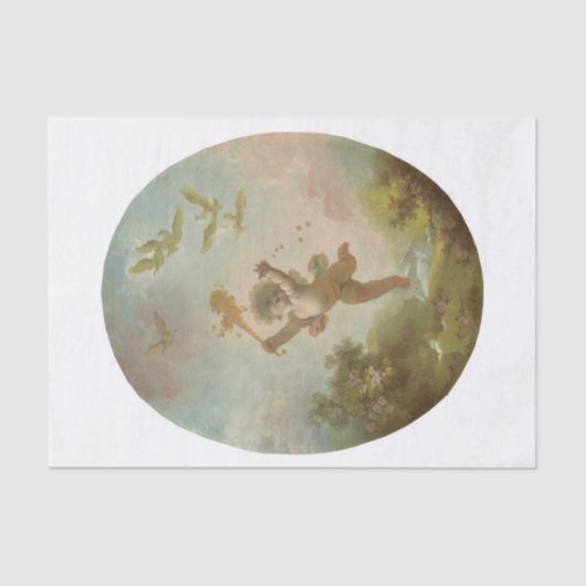 Love As Folly by Jean-Honore Fragonard 薄葉紙 (正面)