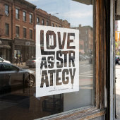 Love As Strategy Poster – Typography Wall Print ポスター