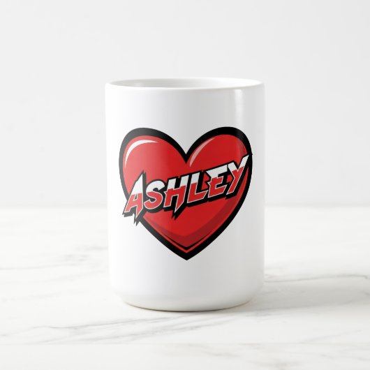 Love Ashley コーヒーマグカップ (中央)