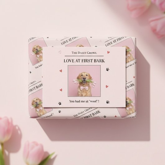 Love at First Bark Dog Valentine’s Day  シーズンカード