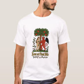 Love at First Bite – Medieval Devil & Eve Meme Tシャツ (正面)