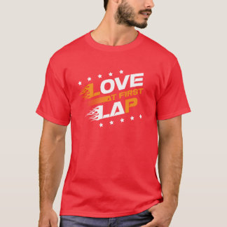 Love At First Lap Car Racing Motorcycle Motorsport Tシャツ
