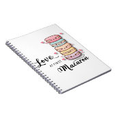 Love At First Macaron Journal ノートブック (右側)