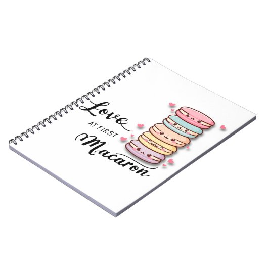 Love At First Macaron Journal ノートブック (左側)