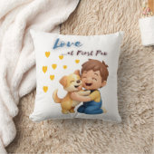 Love at First Paw  クッション (ブランケット)