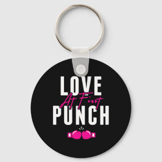 Love At First Punch Girl Kickboxing Cardio Workout キーホルダー