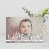 Love at First Sightオーバーレイ誕生のお知らせ 案内状 (スタンド正面)