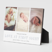 Love at First Sightベビー写真 フォトプラーク (側面)