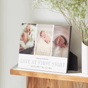 Love at First Sightベビー写真 フォトプラーク