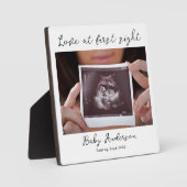 Love at First Sight写真妊娠のお知らせ フォトプラーク (正面)