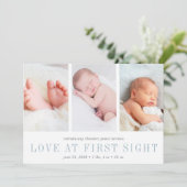 Love at First Sight写真誕生のお知らせ 案内状 (スタンド正面)