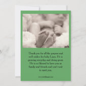 Love at First Sight -ベビー発表 案内状 (裏面)