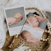 Love at First Sight Photo Baby Announcement card