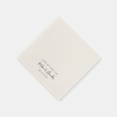 Love at First Sip名前をカスタムするス結婚クリプト スタンダードカクテルナプキン (角)