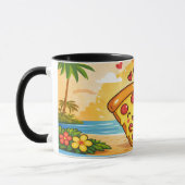 Love at First Slice - Pizza Meets Pineapple マグカップ (左)