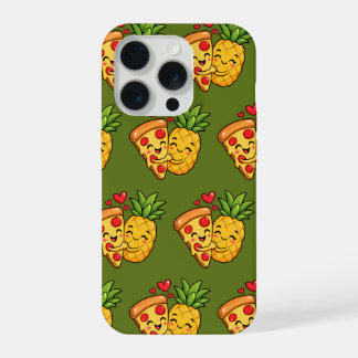 Love at First Slice - Pizza Meets Pineapple iPhone 15 Proケース