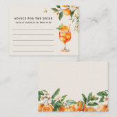 Love at First Spritz'アドバイスfor the Bride-Be エンクロージャーカード (正面/裏面)