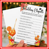 Love at First Spritzエチケット囲いカード