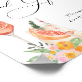 Love at First Spritz明るいカクテルカード&ギフト ポスター (角)