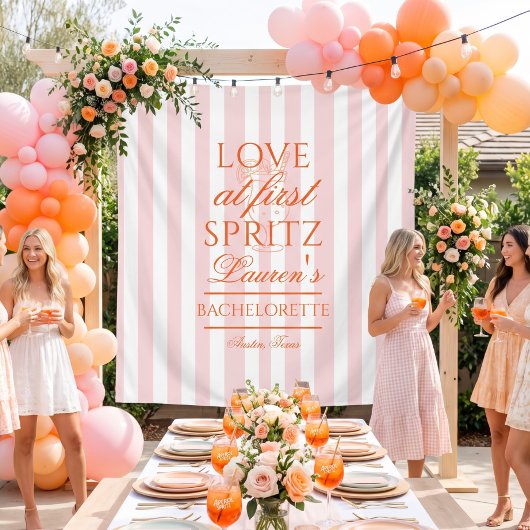 Love at First Spritz バチェラー・パーティー タペストリー