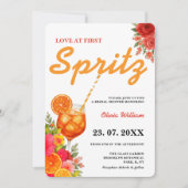 Love at First Spritz | ブライダルシャワーフォト 招待状 (正面)