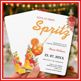 Love at First Spritz | ボヘミアンシトラスのシャワーパーティ 招待状